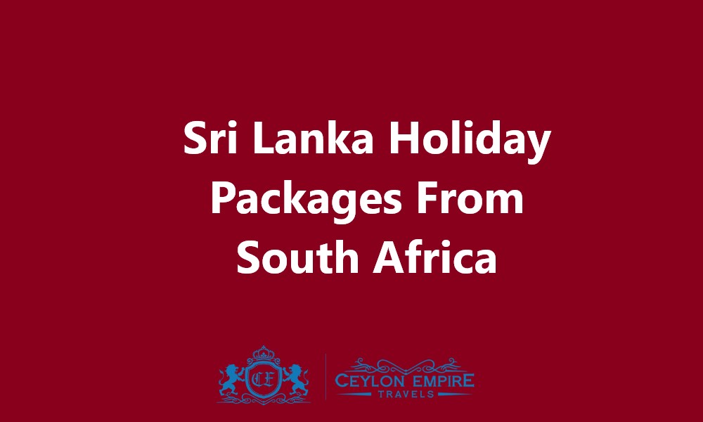 Sri Lanka Holiday Packages From South Africa