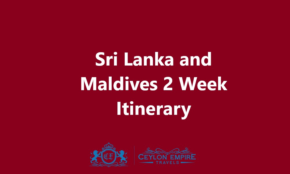 Sri Lanka and Maldives 2 Week Itinerary