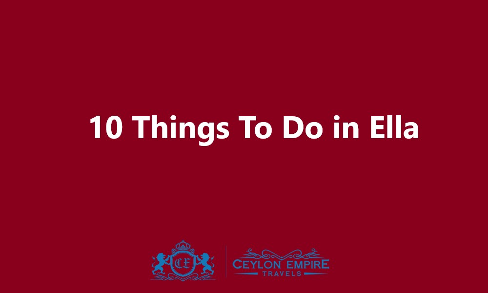 Things To Do in Ella