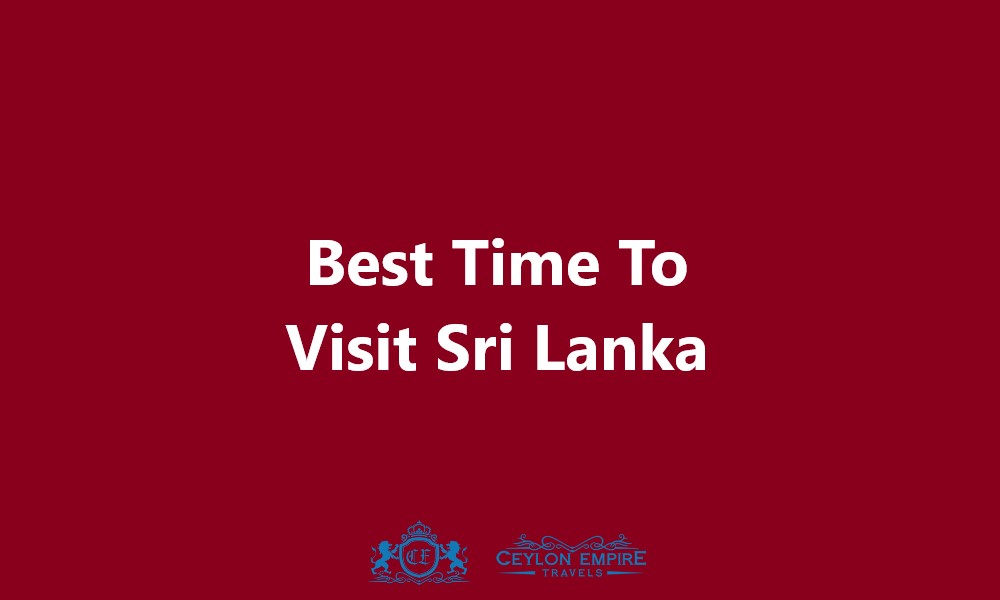 Best Time To Visit Sri Lanka