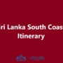 Sri Lanka South Coast Itinerary