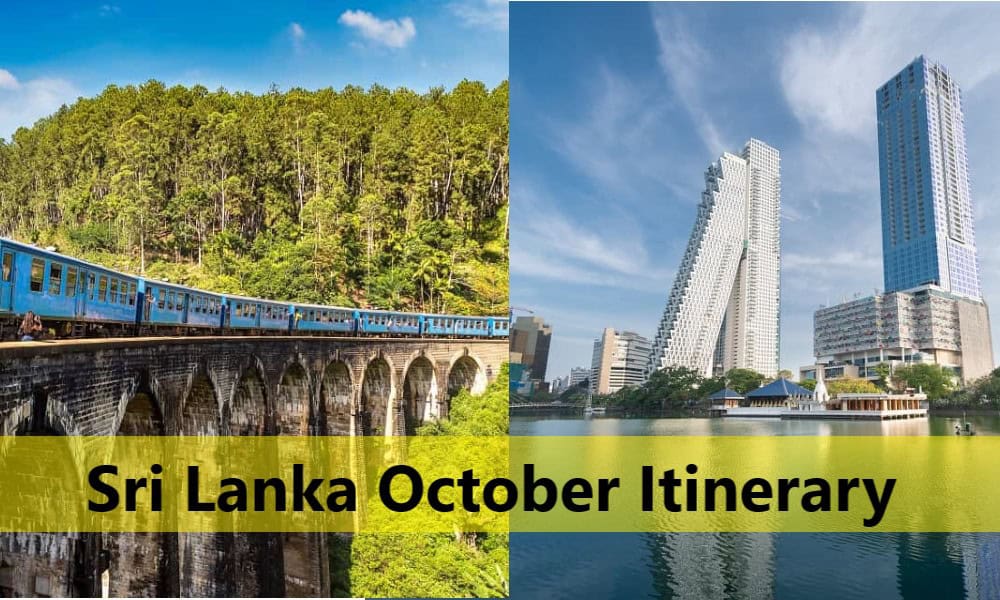 Sri Lanka October Itinerary