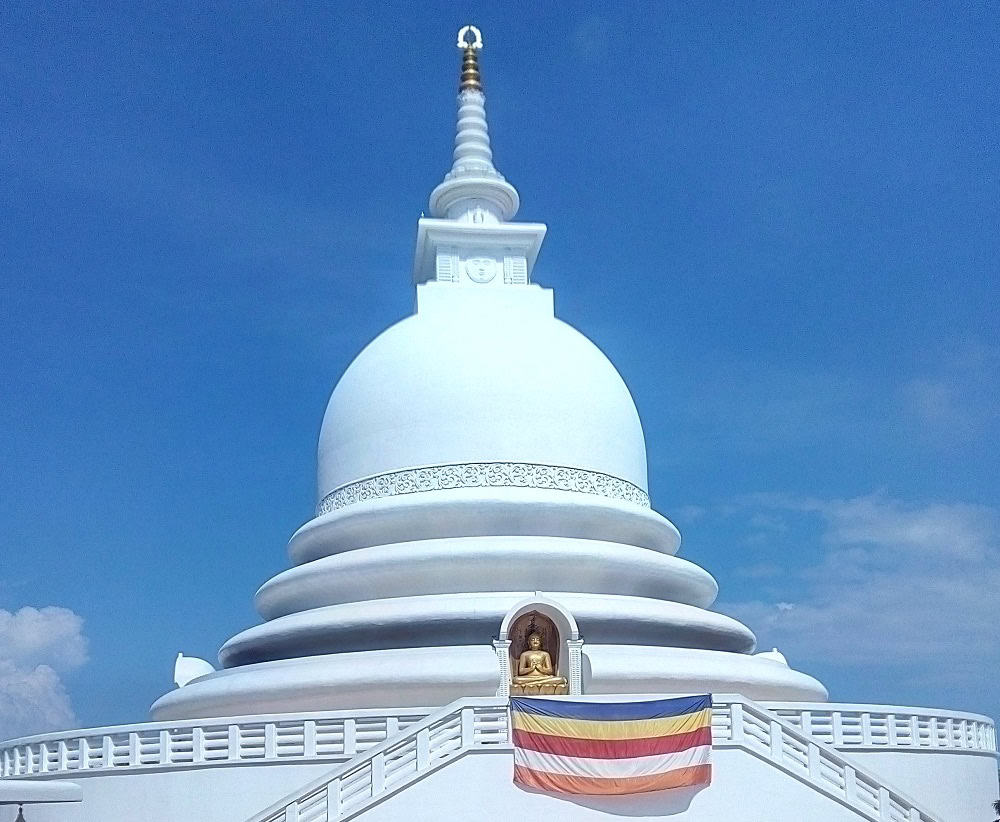 Japanese peace pagoda Rumassala